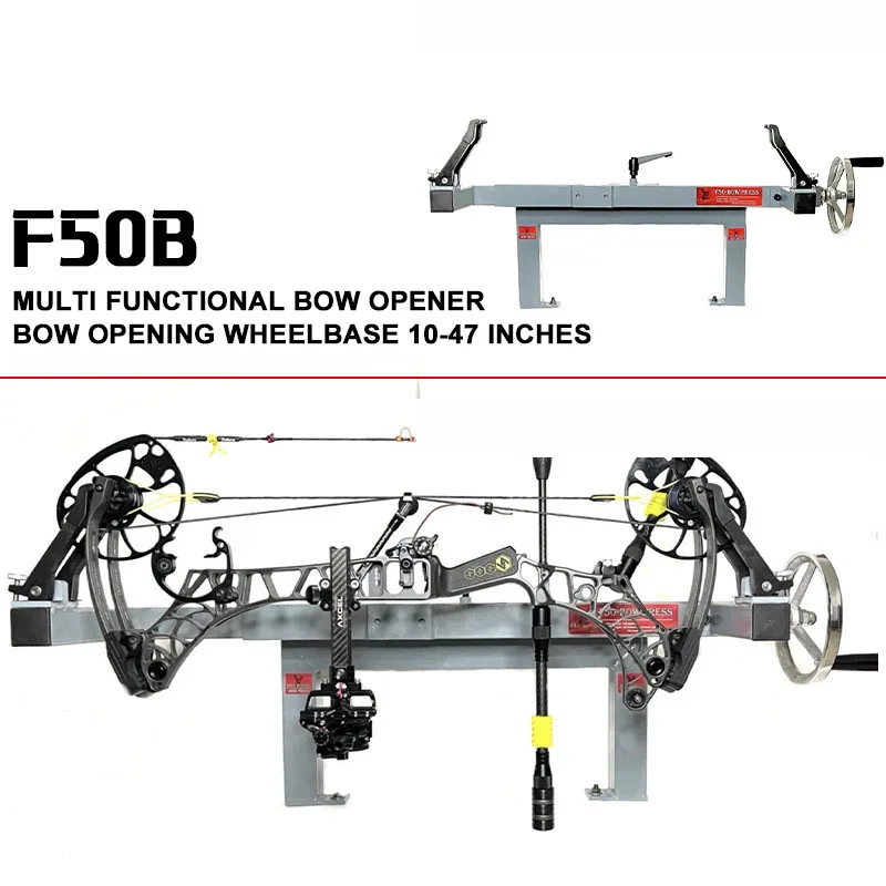 Desktop Composite Bow Opener 10-47Inches Wheelbase Calibration Regulator For Replacement Archery Arrow Accessories Equipment
