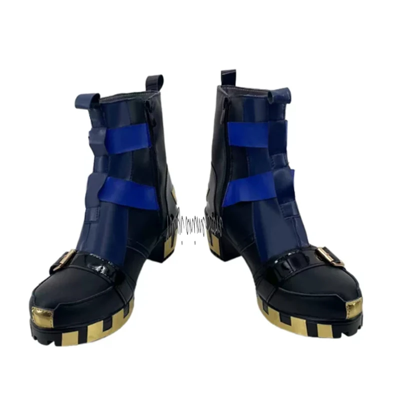 Anime Role Play Kinich Cosplay Shoes Men PU Leather Props Boots for Halloween Carnival Party Christmas Customized