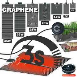 5-45W cieplejsze rośliny mata grzewcza poduszka elektryczna grzejniki Terrarium dla gadów z kontrolą temperatury dla gadów roślin kryty ogród