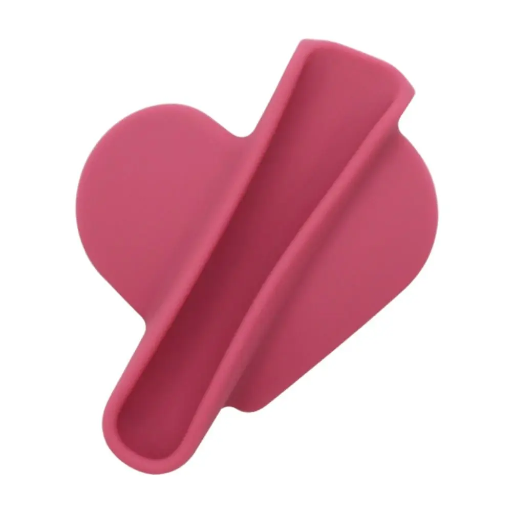 Supporto per rossetto in Silicone per telefono custodia per cellulare a forma di cuore accessori per supporto per Stick posteriore con smalto per labbra custodia protettiva per Stick