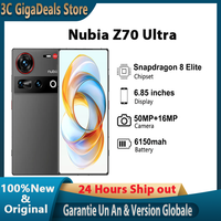 New Original Global Version Nubia Z70 Ultra NX733J Snapdragon 8 Elite 1.5K HD Display 35mm Lens IP69 NFC NUBIA