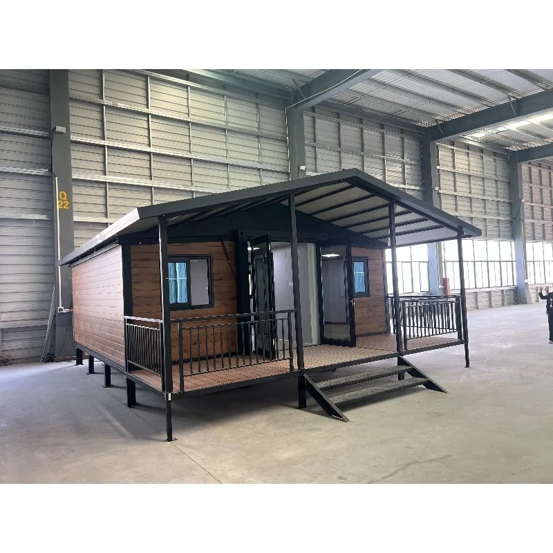Luxury Container House Expandable Steel Container Home Modern Design Folding House Quick Installation in Glamping Resorts