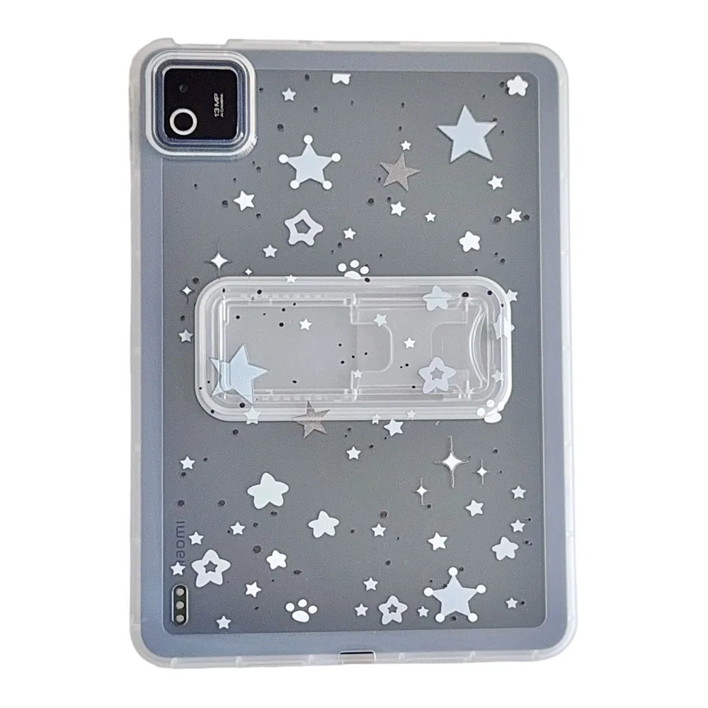 Leuke, met een cartoonafbeelding bedrukte TPU-hoes voor de Xiaomi Pad 5 en 5 Pro, met standaardfunctie, ook geschikt voor de Xiaomi Pad 6, 7 en 8 Pro/Poco Pad X1-I08.