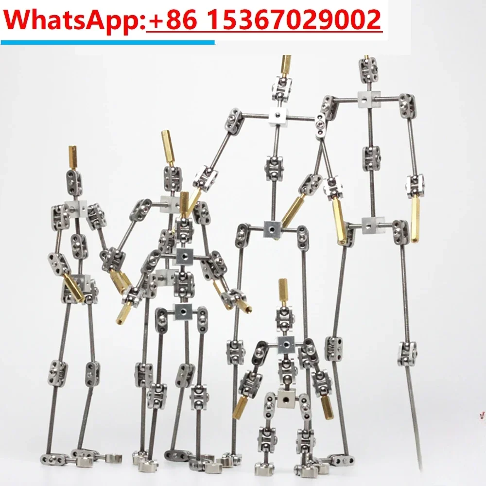 

DIY not-Ready-made animation studio armature kit for stop motion puppet of human body skeleton