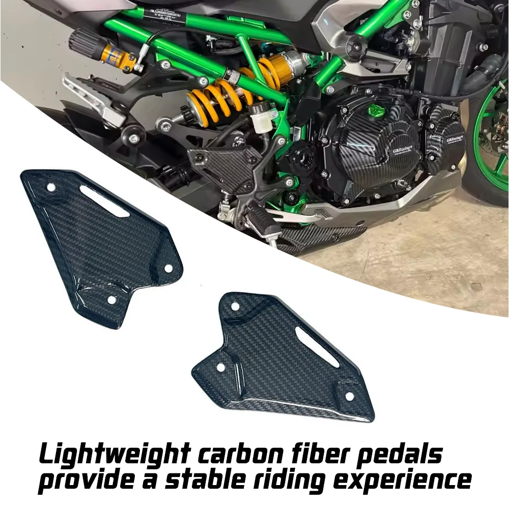 

z900 Carbon fiber motorcycle rear footrest and footrest accessories KAWASAKI Z900 2017-2023