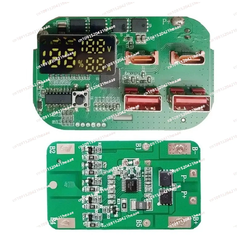 

Suitable for 100W Fast Charging Digital Display Voltage and Current Mobile Power DIY Kit 3/5/60000 Power Bank with Lights