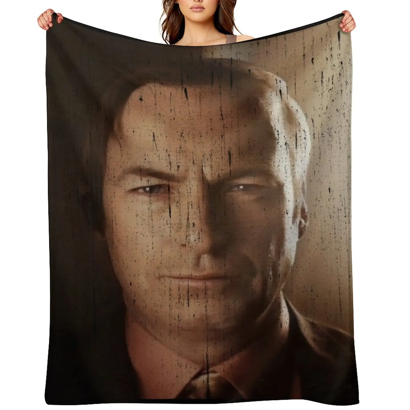 

3D Saul Goodman Meme Vintage Throw Blanket warm for winter Large blankets and throws Flannels Blankets