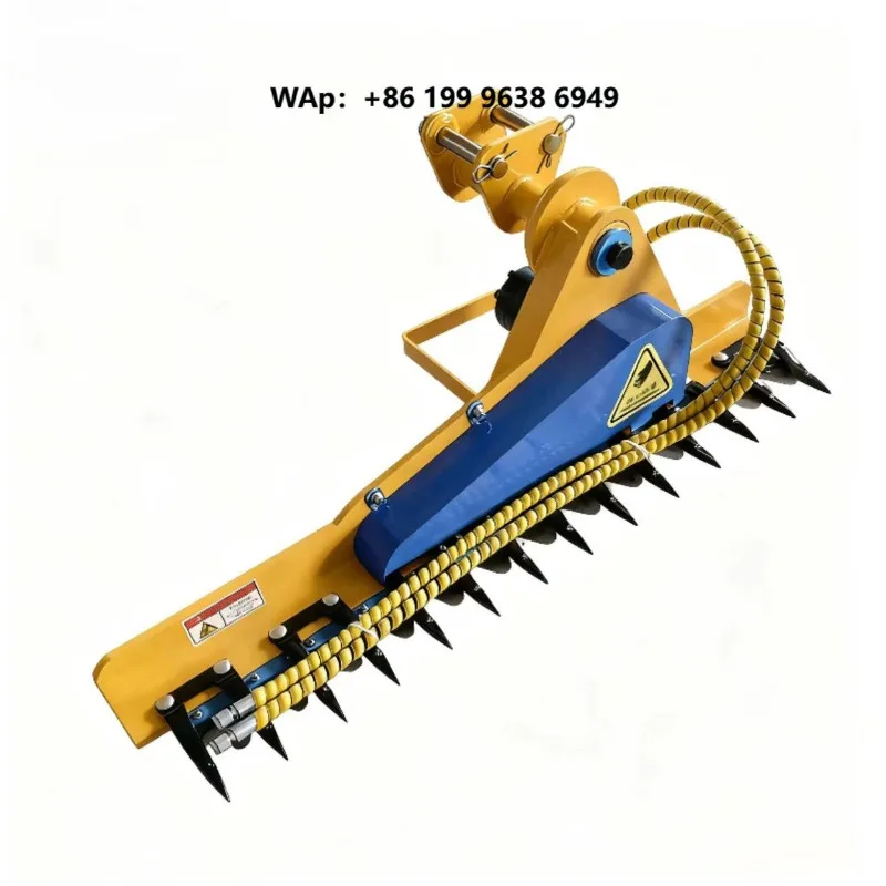 Long Reach Hydraulic Hedge Cutter Trimmer for Agriculture Excavator Skid Steer Backhoe with Core Bearing Component