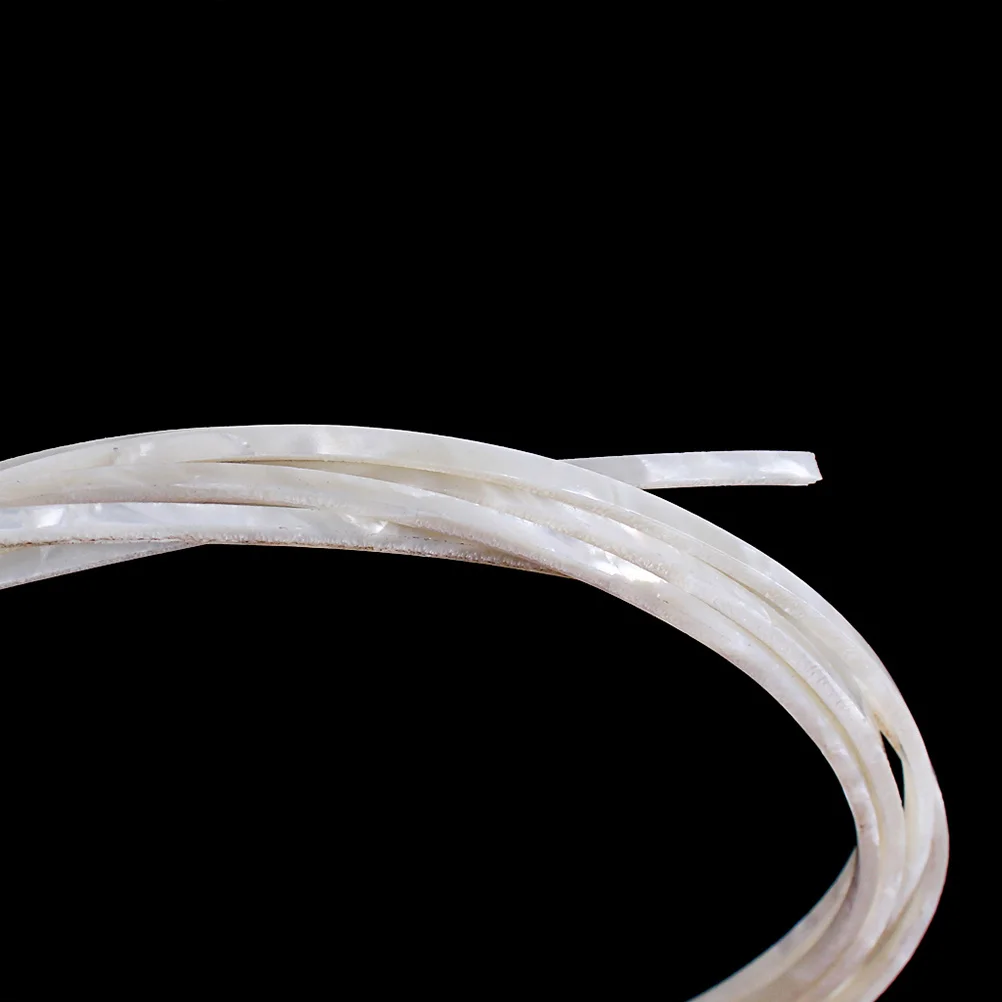 

Guitar Binding Purfling Strip White Durable Trim Replacement for Guitar Ukulele Mandolin Banjo Cigar Box Repair DIY