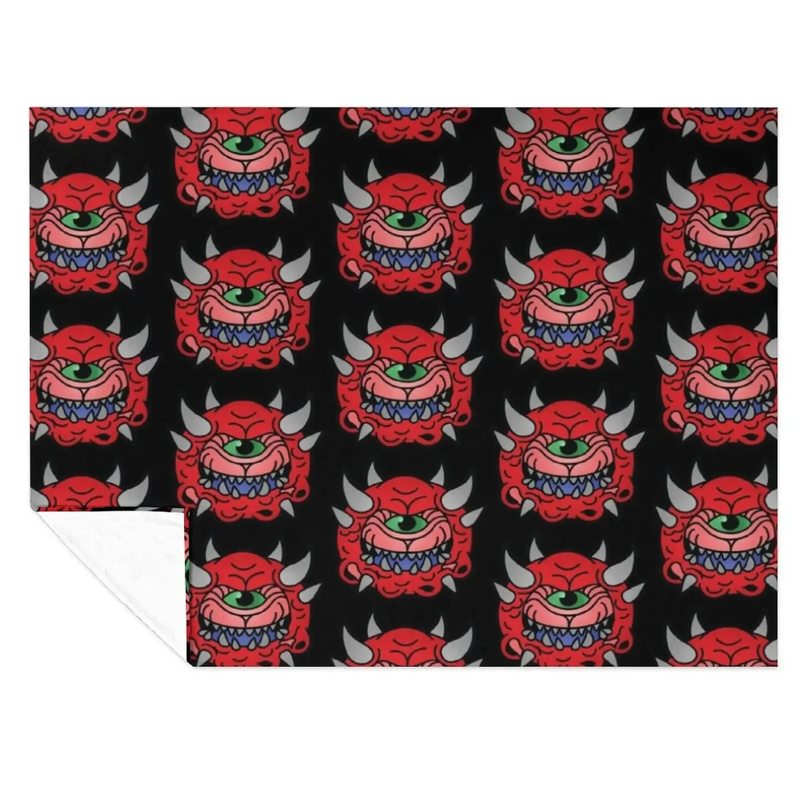 

Cacodemon Throw Blanket Retros Decorative Beds Extra Large Throw Winter beds Blankets