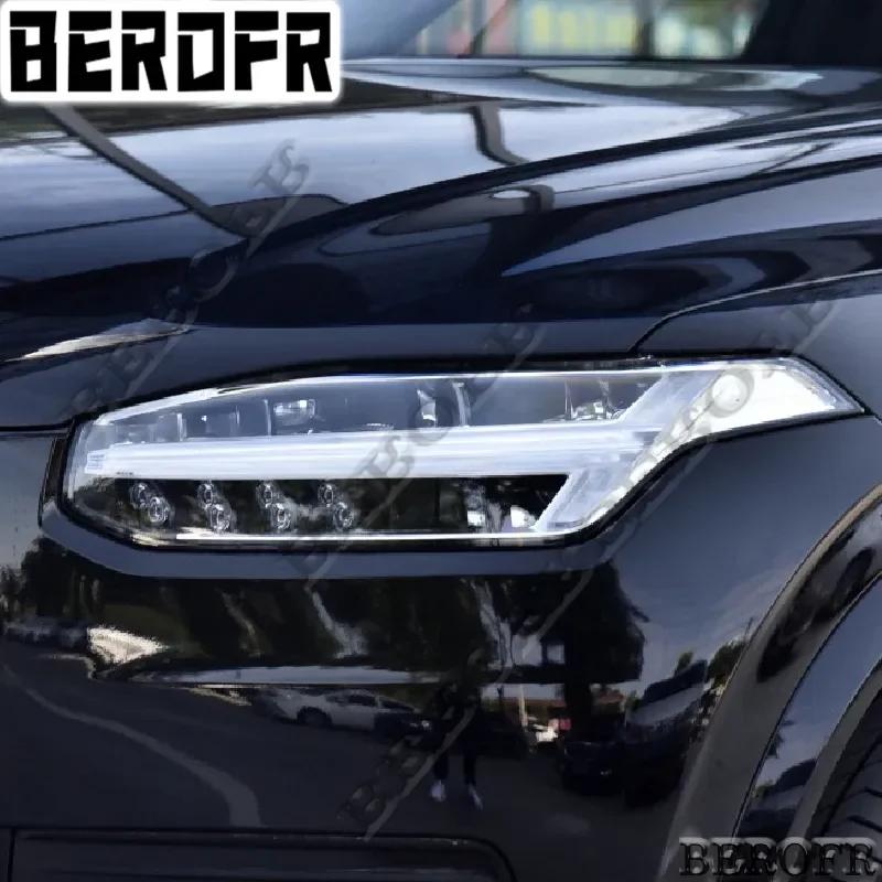 2枚入り-車用ヘッドライト保護フィルム-透明tpuフロントライトステッカー-ボルボ-xc90-xc40-xc60-s60-s90-v60-v90-アクセサリー用