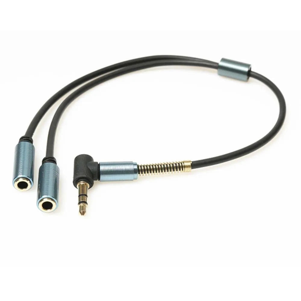 Connector Audio Headset Jack Splitter Share Cable Adapter Audio Extension Cables Headphone Adapter Audio Cable Y Splitter Cable
