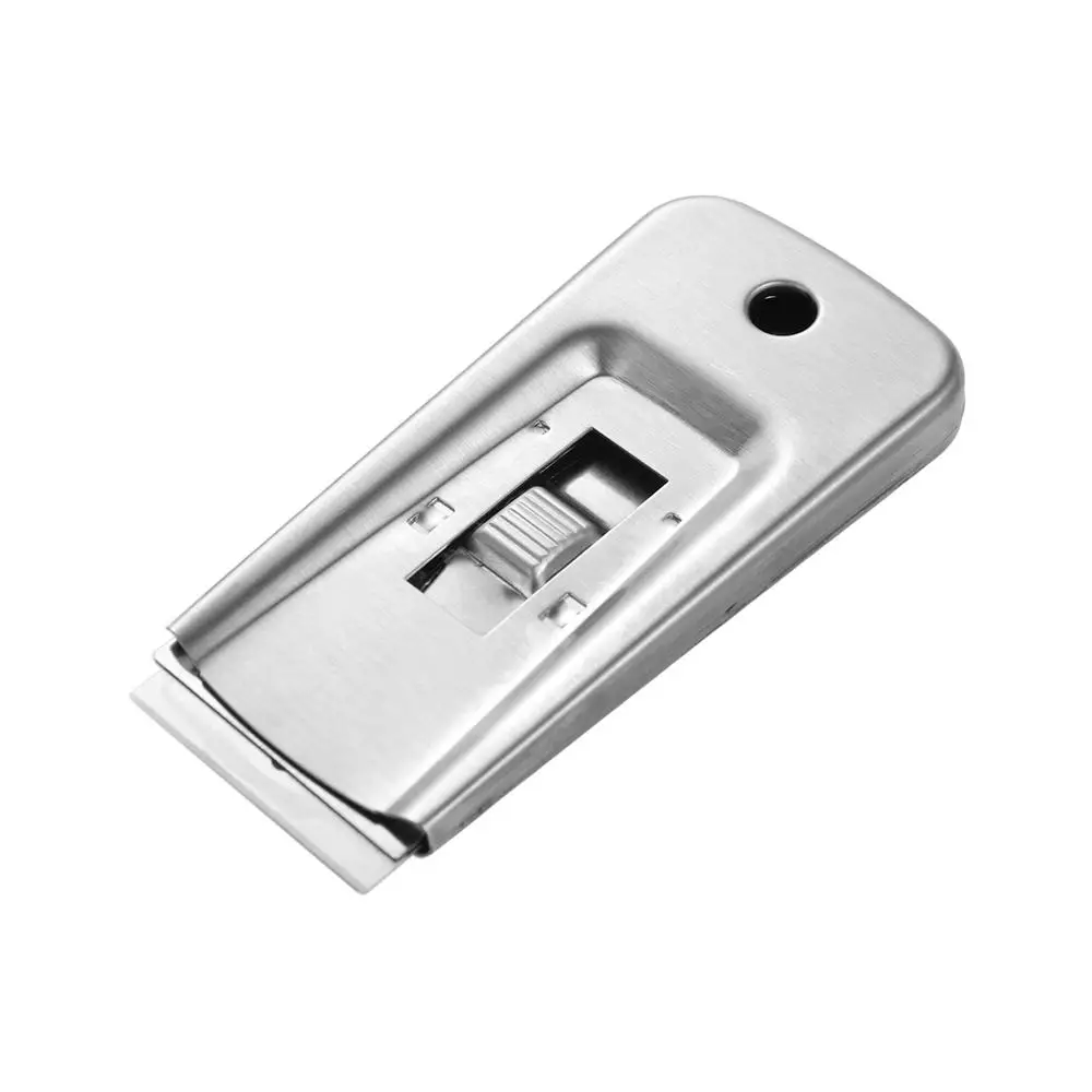 

Удобный пластиковый скребок со стальным лезвием и ракелем с лезвием, односторонний шпатель для внедорожника