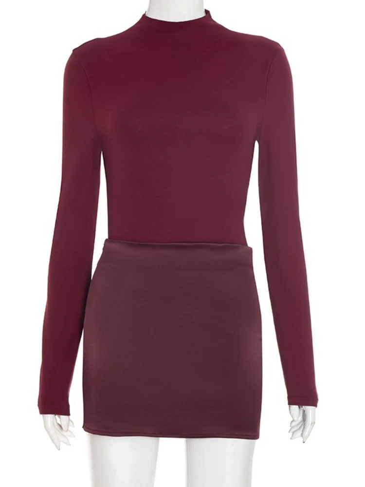 FDYOUI ファッションセクシー長袖パッチワークショートドレス レディース 2025 秋冬 ボディコン パッケージヒップ ミニパーティードレス クラブウェア