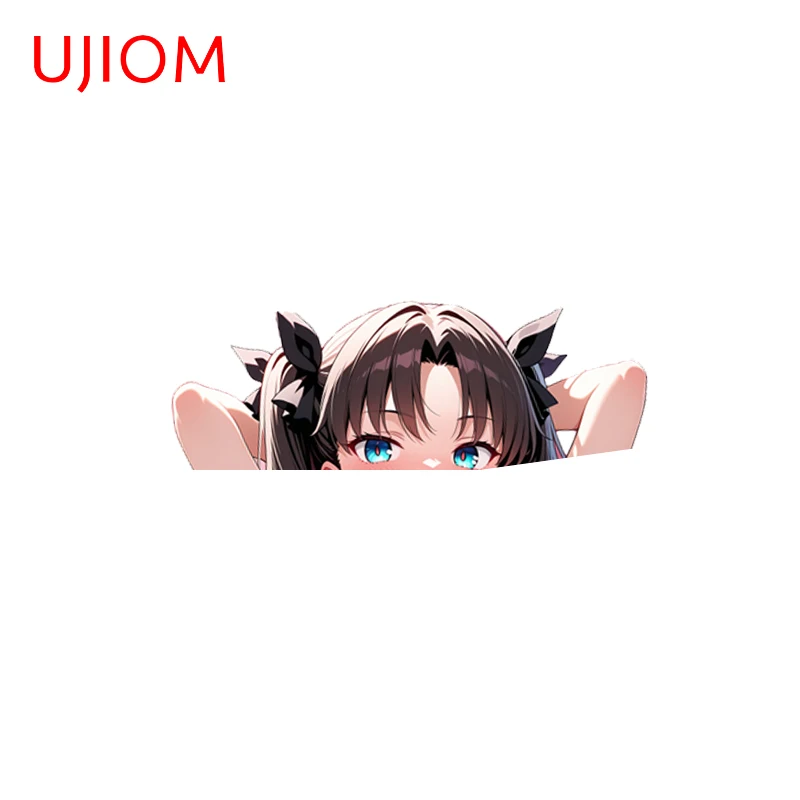 UJIOM Demon Girl Silhouette Standing Posture Wall Sticker Exquisite Scratch Proof Decal Suitable For Bedroom Bathroom Decor