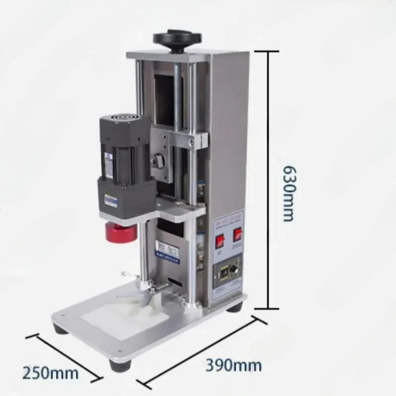 

Desktop Auto Capping Machine Lid Capper Locker Screw Caps Rotating Electric Sealing Machine Mineral Water Glass Juice Bottles