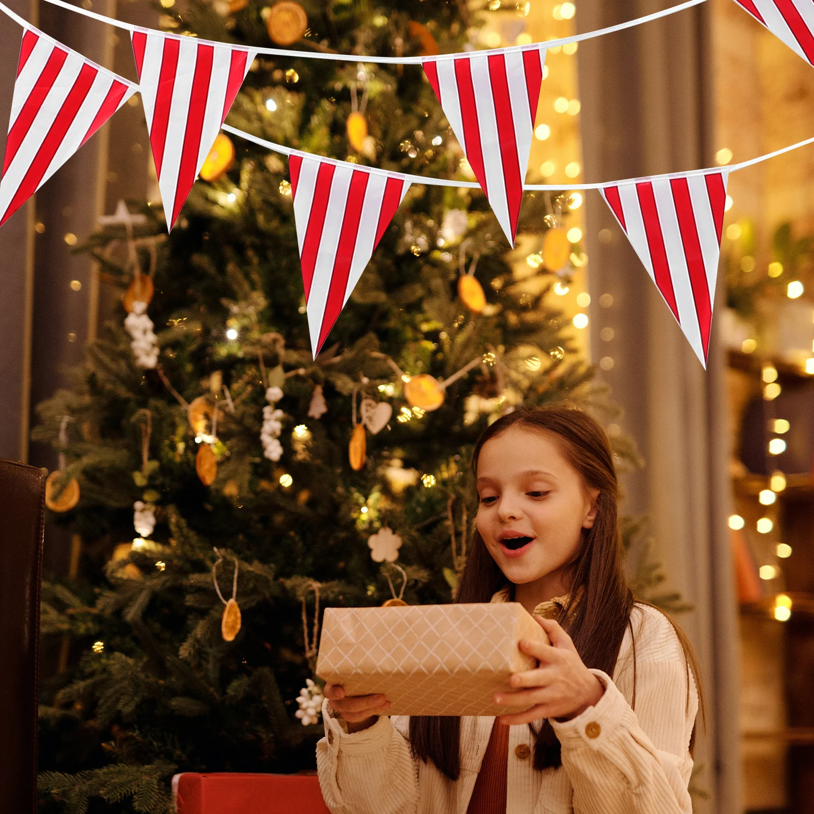 

1Set Triangle Bunting Flags Colorful Hanging Banner for Carnival Party Wedding Birthday Decoration Festival Garden Door Window