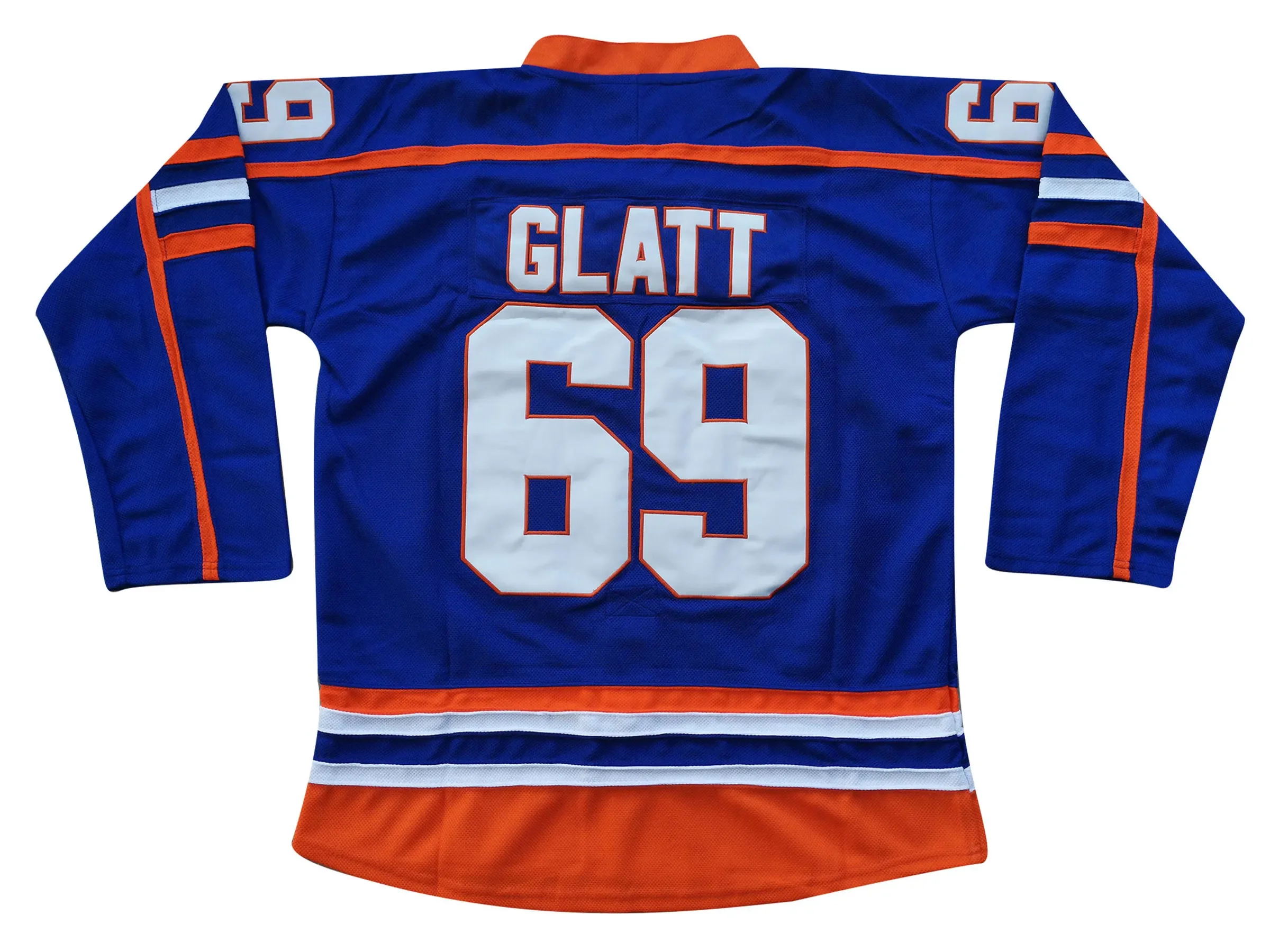 

Doug The Thug Jersey #69 Glatt Halifax Highlanders Ice Hockey Jersey Movie Sport Sweater Blue S-3XL