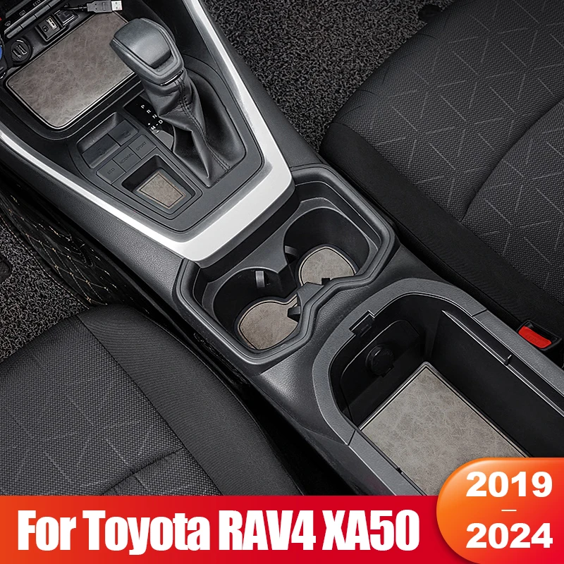 

For Toyota RAV4 XA50 2019 2020 2021 2022 2023 2024 Hybrid Leather Non-Slip Door Groove Storage Pad Water Cup Mat Accessories