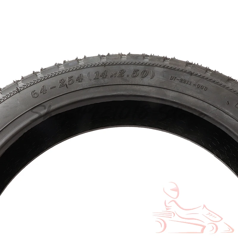 Wheel Tire 14x2.50 64-254 Tyre Inner Tube for 14 Inch Electric Bicycle Electric Vehicle 14*2.50 Outer Dirt Pit Bike Moto Parts