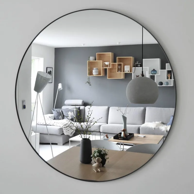 

Stainless steel bathroom mirror, toilet makeup mirror, wall hanging