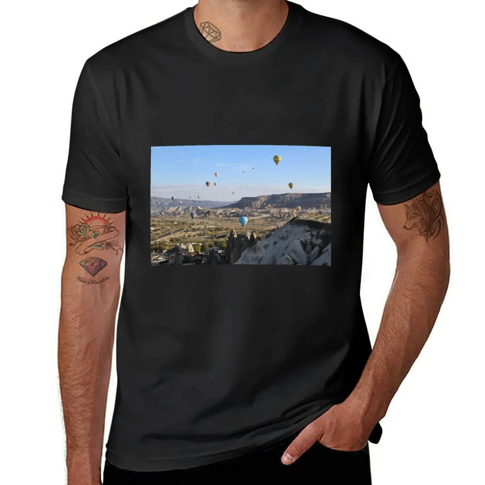 

Cappadocia - Turkey T-Shirt summer top graphics new edition hippie clothes heavy weight t shirts for men