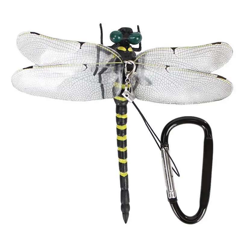 

Fake Dragonfly Realistic Artificial Dragonfly Pin Fake Dragonflies Fly Repelling Supplies Attach To Clothing For Camping Fishing