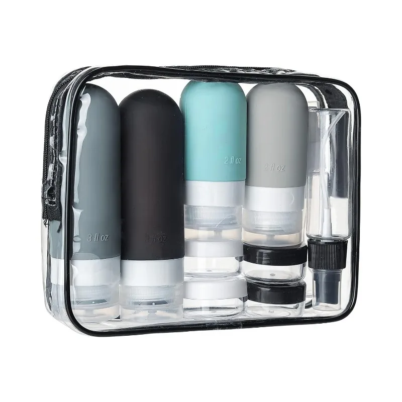 

16Pcs Travel Bottles for Toiletries, Leak Proof Travel Bottle Set, Travel Essentials Silicone Toiletry Bottles