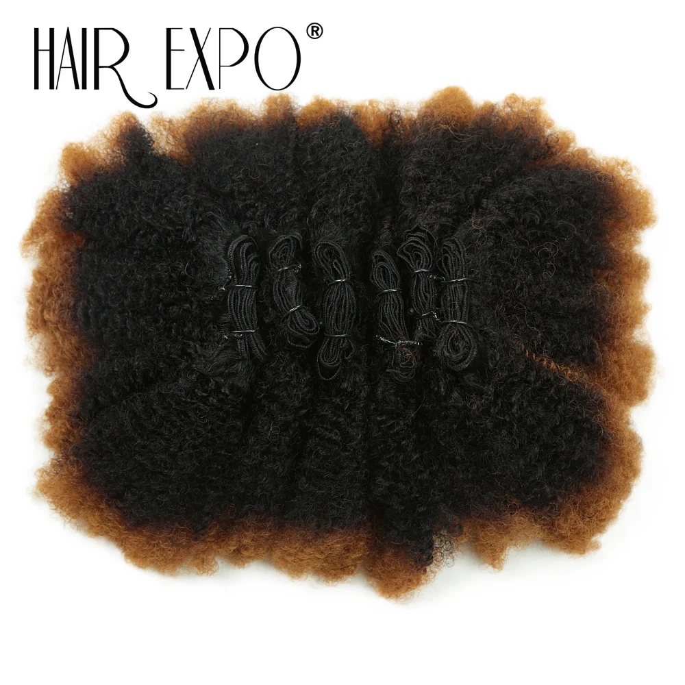 6er-Set Afro Kinky Curly Haarbündel 8' Synthetische Haarverlängerungen Lockige Weave Ombre Protein Faser Marley Twist Flechthaar – Detail 16
