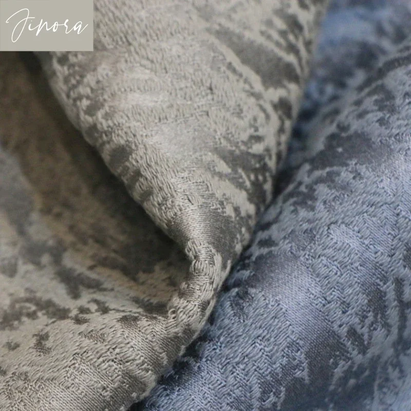

Luxury Jacquard Cotton Linen Curtains for Living Room Bedroom Nordic Thick Blackout Curtains for Window Texture Fabric Custom