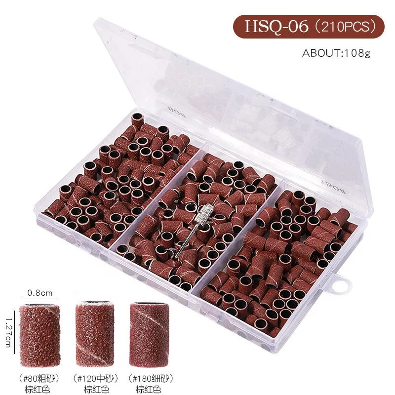 1 doos nagelboren schuurbanden elektrische nagelmachine nagelboren uv gel acryl polish remover voor nagels accessoire gereedschap