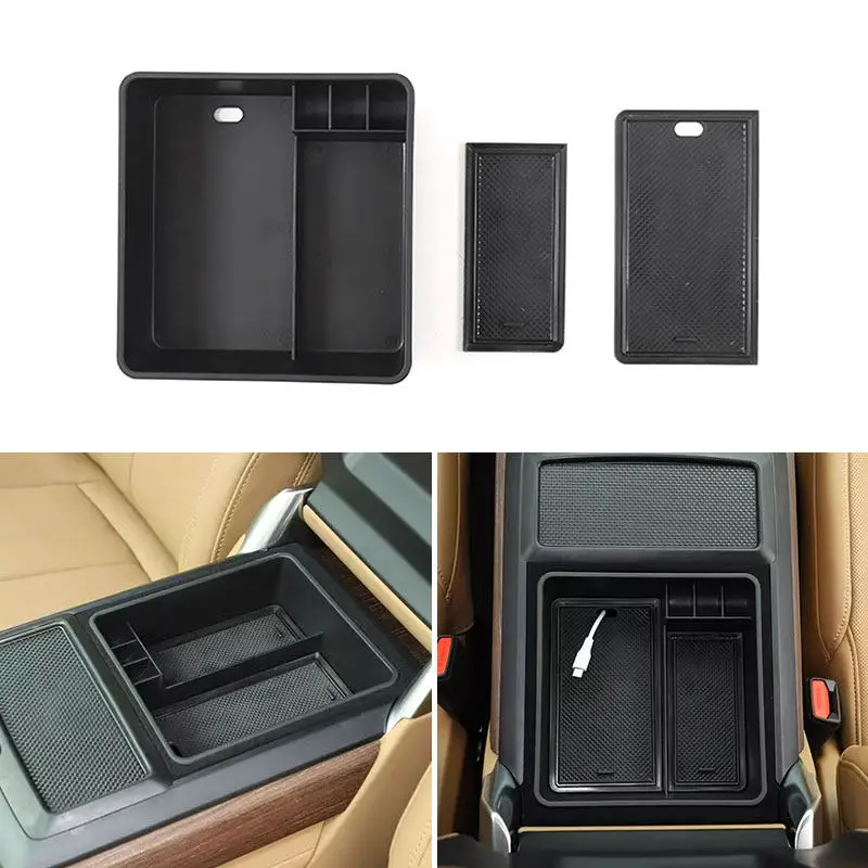 لاند روفر رينج روفر فوغ L460 RR سبورت 2023 اكسسوارات السيارات مركز مسند الذراع صندوق القفازات حامل هاتف بطاقة صندوق تخزين #1