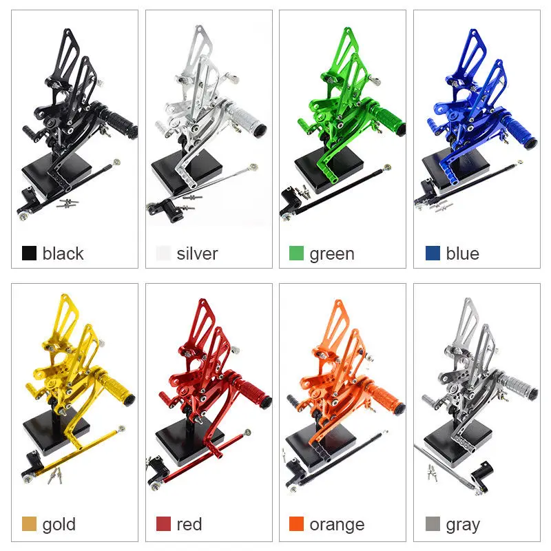 Motorcycle CNC Rearset adjustable Foot Pegs suit For Honda CBR125 CBR150 CBR150R 2004-2010