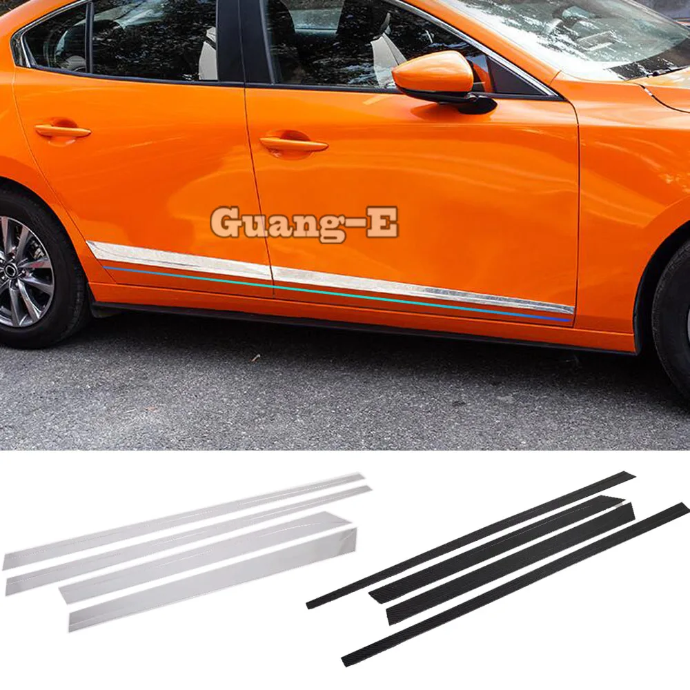 

Car Body Cover Protection Side Body Door Trim Stick Strip Molding Bumper Frame For Mazda 3 Mazda3 Axela M3 2019 2020 2021 2022