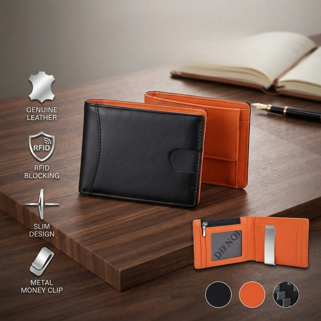RFID-Kohlefaser-Visitenkartenhalter, Schlankes Minimalistisches Smart-Wallet für Männer, Personalisiertes EDC-Geschenk