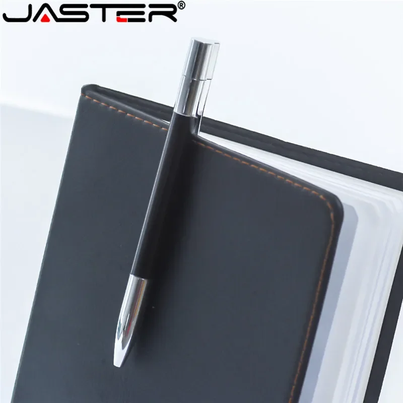 Metal Pen Ballpoint Pen USB 2.0 Flash Drive 128GB Waterproof Drive 16GB Memory Stick Pen 8GB 4GB Cool Gift (No Customized Logo)