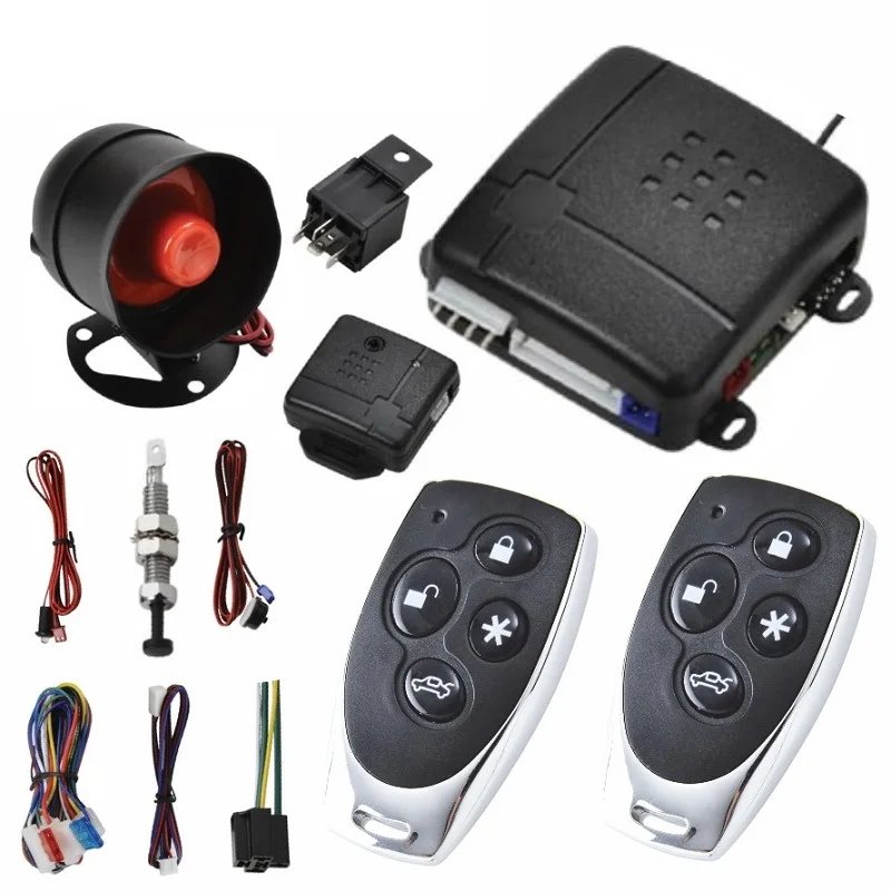 

Car Remote Control Central Kit Door Lock Locking with Car Alarm Systems Entry System Anti-Theft safety Remote Control