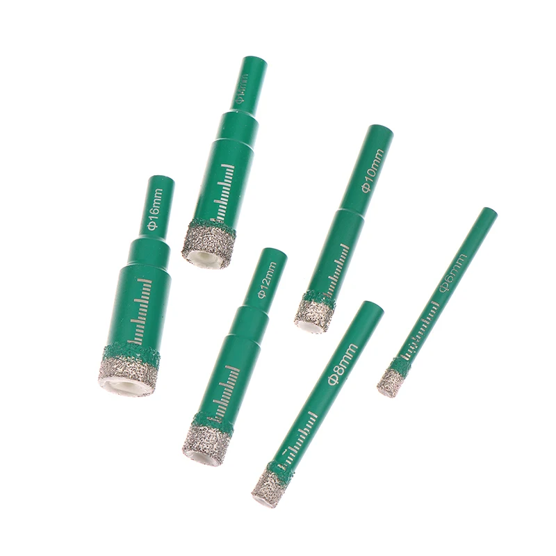 Diamond Drill Bit 6-16mm Hex Shank Built In Cooling Wax For Porcelain Tile Glass Granite Marble Ceramic Hole Saw Cutter