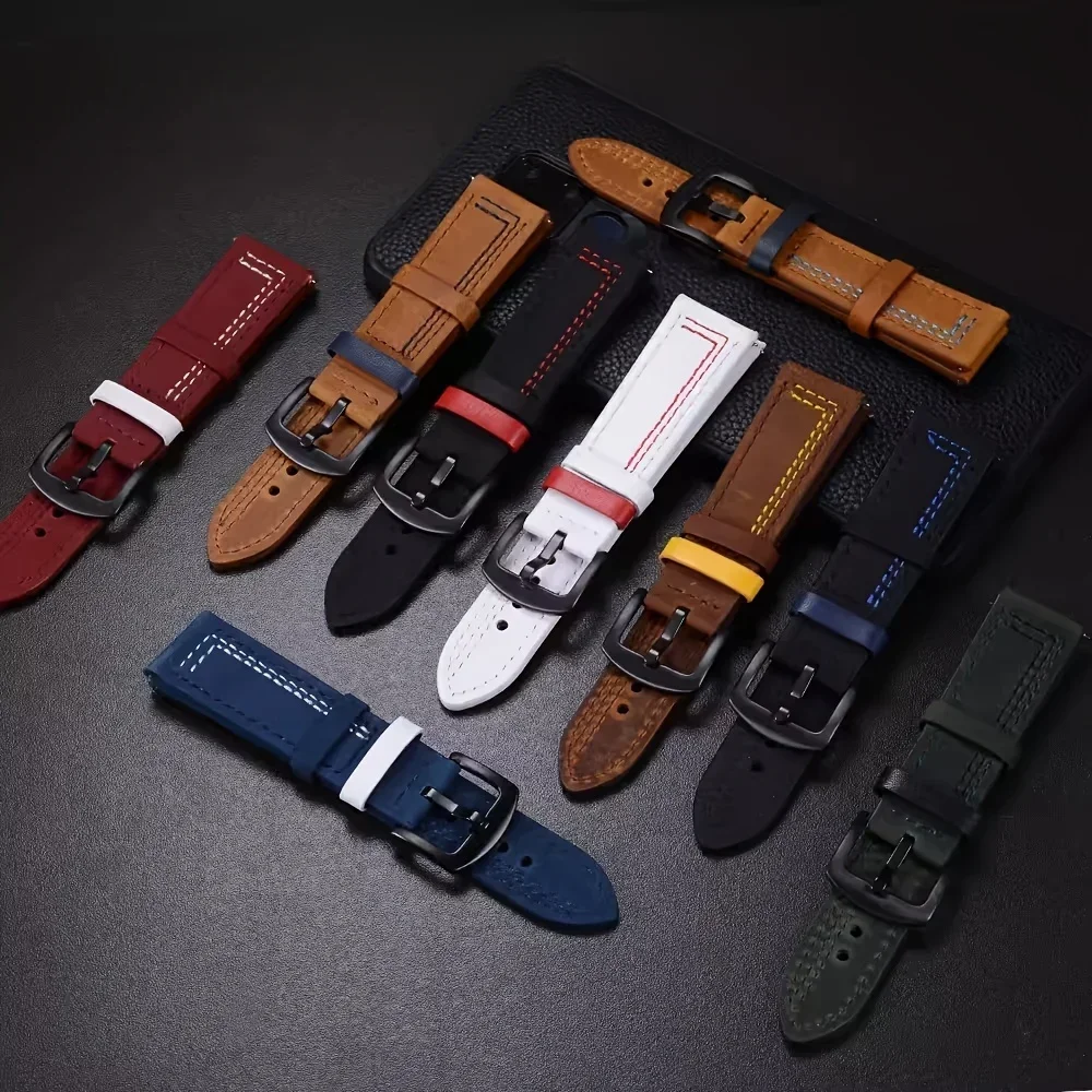 Leather Loop Strap for Redmi Watch 5 Lite Band for Xiaomi Watch 5 Active Wristband Replacement Bracelet 22mm Correa Accessorie