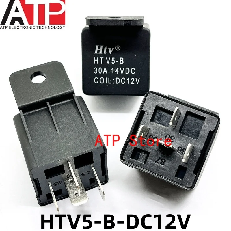 10PCS HTV5-B-DC12V HTV5-B-DC24V HTV5-C-DC24V A set of normally closed 5-pin 30VDC power Relays