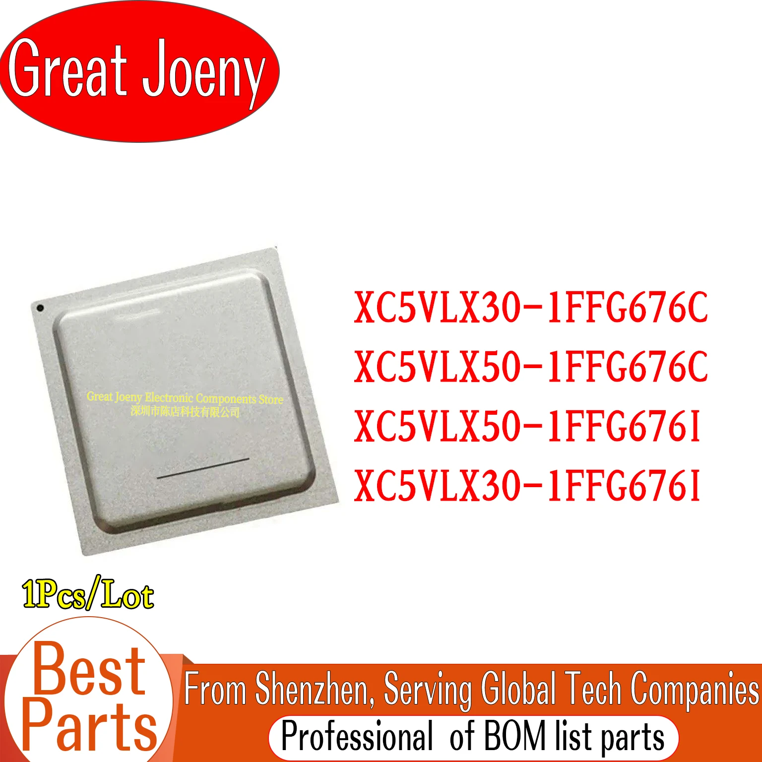 

XC5VLX30 XC5VLX50 XC5VLX30-1FFG676C XC5VLX50-1FFG676C XC5VLX50-1FFG676I XC5VLX30-1FFG676I IC Chipset BGA-676