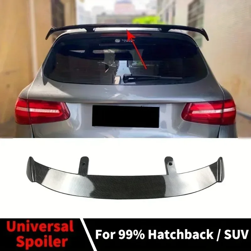 Rear Spoiler Wing Tail for Hatchbacks&SUVs-Polished ABS, Fits for HYUNDAI Kona,for RENAULT Megane,for NISSAN Rogue,for BMW X1/X3