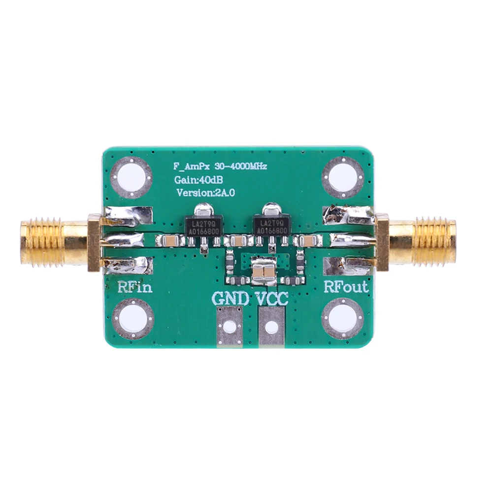 30-4000mhz Broadband RF Signal Amplifier DC 5V RF Wideband Amplifier Radio Frequency Amplifier Module for FM HF UHF