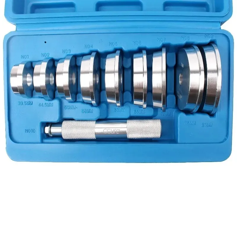 

Инструмент для ремонта автомобиля, инструмент для установки конических подшипников колес/инструмент для снятия 10/17 шт., пресс для автомобильных втулок и резиновых втулок