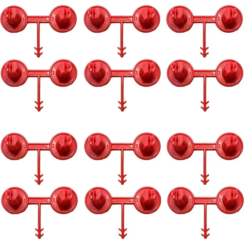AS94-Red For Foaming Agent Nozzle Set- Precision Coverage For Vertical& Ceiling Surfaces(12Pcs)