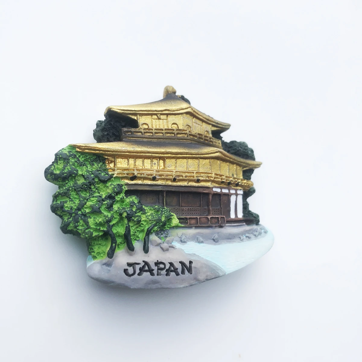 

Japanese ancient architecture landscape handicrafts Refrigerator sticker gift three-dimensional decoration tourist souvenirs