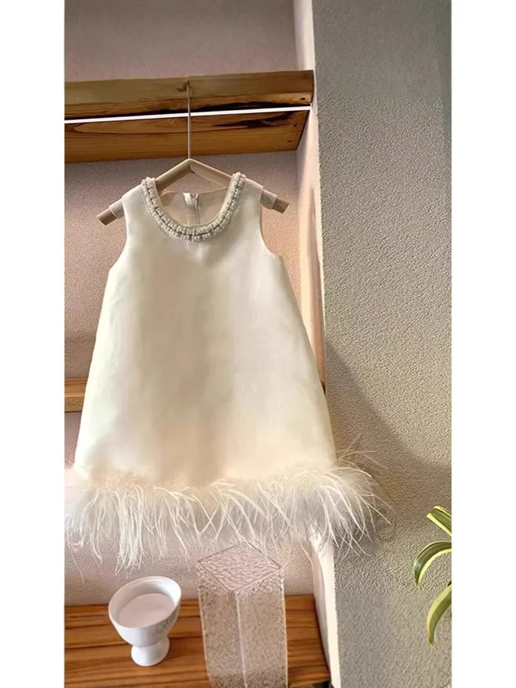 Kinder-Ballkleid, Kleid für Klavierauftritte, Hochzeits- und Geburtstagskleider für Mädchen, Partykleider A5025, Festkleid – Detail 4