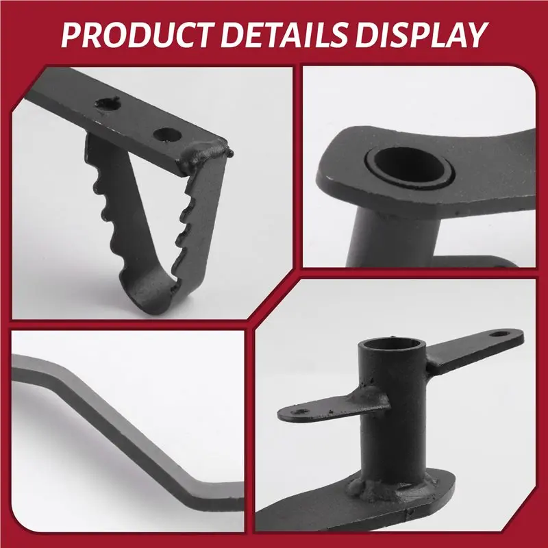 Reliable Universal Motorcycle Rear Hydraulic Brake Lever Pedal & Spring Motorbike Foot Rest For Pit Dirt Bike 50Cc 110Cc 125Cc