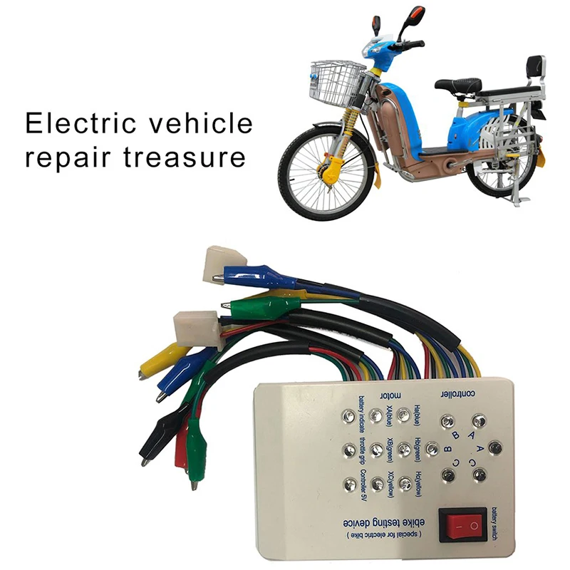 1 szt. 24V/36V/48V/60V/72V Electro Car E-Bike bezszczotkowy kontroler silnika Tester elektroniczny moduł wysokiej wydajności