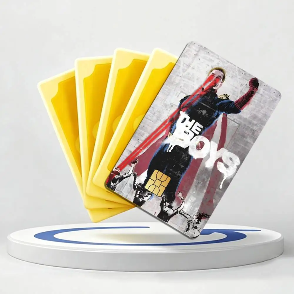 H-Homelander The BoyS S-Soldier Boy  Card Stickers for Bank Access Protective Waterproof Film Cover Sticker Gift